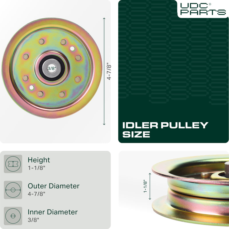  Stars-deals 956-04129 Idler Pulley / 42 46 48 50 54 inch deck / for Cub Cadet MTD 956-04129C 756-04129B 756-04129C 753-08171 756-04129C