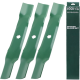  Stars-deals Mulching Blades AM137757 48 Inch / Fits John Deere Replaces OEM no. AM141035, GX21784, GY20852, GX21786 145 155C S160 D140 D150 D155 D160 E140 E150 E160 E170 LA130 LA140 LA145 LA155 / 3 Pack