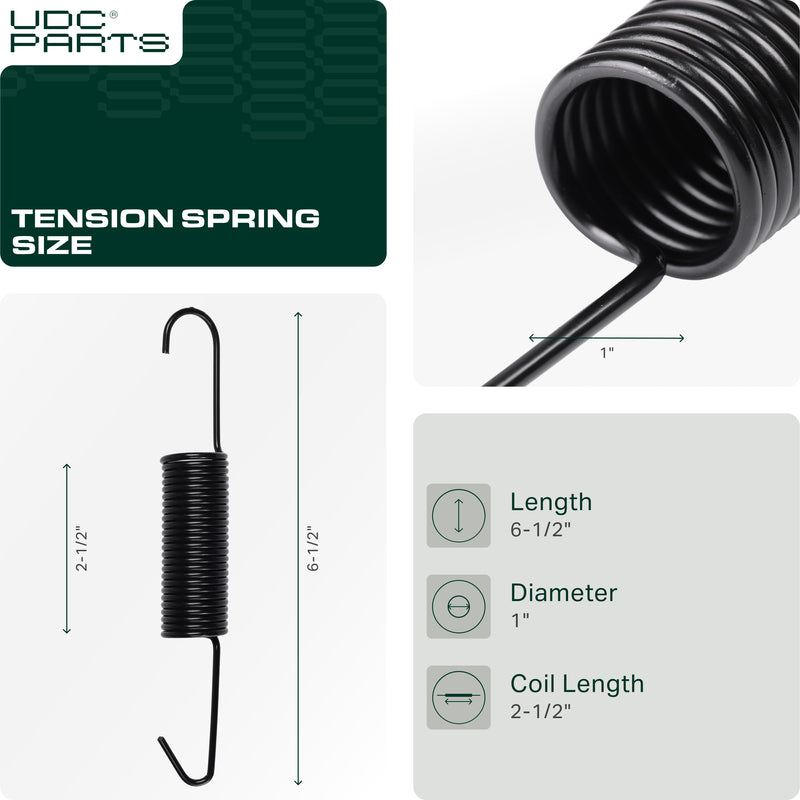 Stars-deals GX21582 Tension Spring / 2 pcs / for John Deere GX20377 L120 L130 LA130 LA140 LA145 X140 145 D140 D150 D155 D160 D170 G110 Sabre 1642HS 1742HS