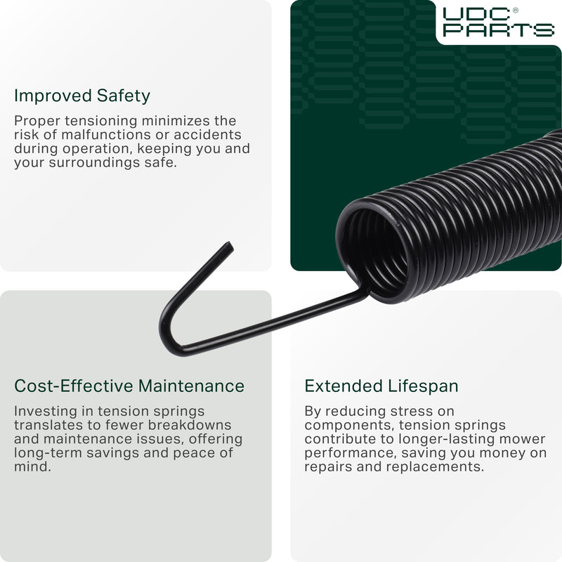  Stars-deals GX21582 Tension Spring / 2 pcs / for John Deere GX20377 L120 L130 LA130 LA140 LA145 X140 145 D140 D150 D155 D160 D170 G110 Sabre 1642HS 1742HS