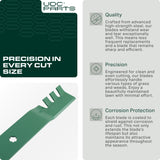  Stars-deals Gator Blades GX22151 42 Inch / Fits John Deere Replaces OEM no. GY20850 AM131033 AM137333 AM141033 50-3231 D100 D105 D110 D120 D125 D130 LA105 102 115 125 135 E100 E110 E120 E130 / 2 Pack