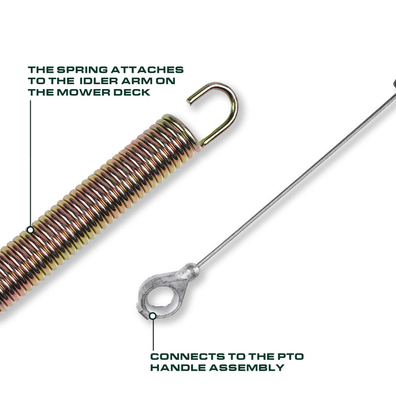  Stars-deals GY21106 Clutch Cable for 42 inch John Deere Sabre Scotts GY20156 L100 L105 L107 L108 L110 L111 L118 L120 LA100 LA105 LA110 LA115 LA120 LA125 LA135 X110 X120