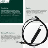  Stars-deals GY21641 Control Cable for John Deere GY21287 GY22387 D105 D110 D120 D125 D130 X105 X125 X140 L100 L 105 L110 S100 S120 Lawn Tractors