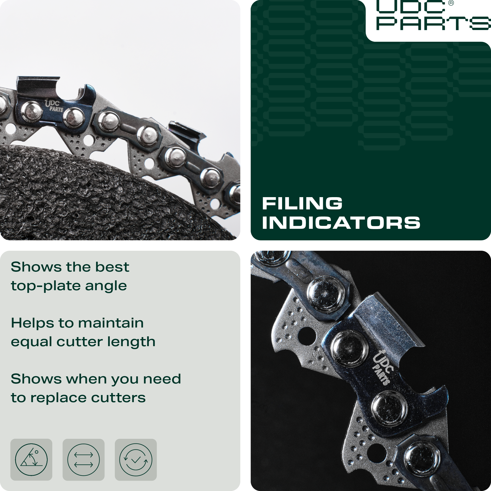 Chainsaw Chain -  Stars-deals 16-Inch Chainsaw Chain / S55 / .050 Gauge 55 Drive Links 3/8 Pitch/Low-Vibration and Low-Kickback/Fits Stihl Husqvarna McCulloch Wagner