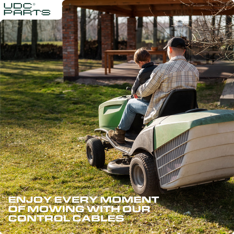  Stars-deals 946-1130 746-1130 Control Cable for MTD Cub Cadet Troy Bilt Yard Machine Yard-Man Craftsman Bolens White Outdoor Huskee